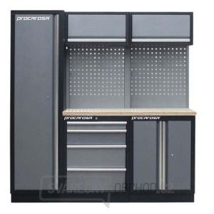 Sestava dílenského nábytku Procarosa PROFI TGBCW-130400 Pracovní deska:: dřevěná Sestava dílenského nábytku Procarosa PROFI TGBCW-130400 Pracovní deska:: dřevěná gallery main image