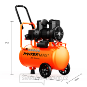 PANTERMAX Super tichý bezolejový kompresor AirFlow® 26 SILENT SET1 Náhled