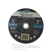 Kotouč řezný na kov GEKO, 180x2mm  Kotouč řezný na kov GEKO, 180x2mm  gallery main image