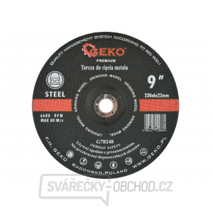 Kotouč řezný na kov GEKO, 230x6mm  Kotouč řezný na kov GEKO, 230x6mm  gallery main image