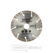 Kotouč diamantový řezný turbo-segmentový GEKO, 125x10x22mm  gallery main image