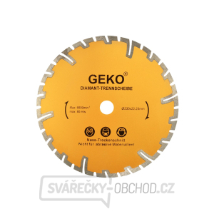 Kotouč diamantový řezný segmentový GEKO, 230x8x22,2mm Kotouč diamantový řezný segmentový GEKO, 230x8x22,2mm gallery main image