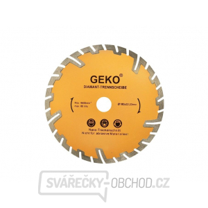 Kotouč diamantový řezný segmentový GEKO, 180x8x22,2mm  Kotouč diamantový řezný segmentový GEKO, 180x8x22,2mm  gallery main image