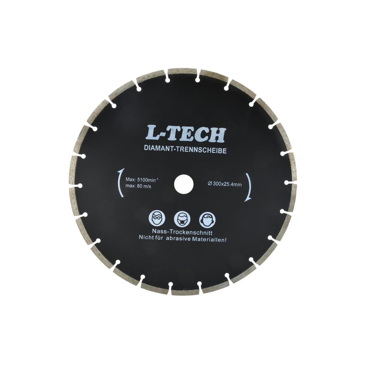 Levně Kotouč diamantový řezný segmentový GEKO, 300x8x25,4mm G00227