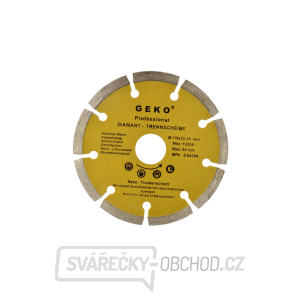 Kotouč diamantový řezný segmentový GEKO, 115x8x22,2mm  Kotouč diamantový řezný segmentový GEKO, 115x8x22,2mm  gallery main image