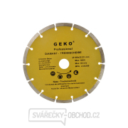 Kotouč diamantový řezný segmentový GEKO, 180x8x22mm  Kotouč diamantový řezný segmentový GEKO, 180x8x22mm  gallery main image