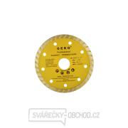 Kotouč diamantový řezný GEKO, TURBO, 115x8x22mm  Kotouč diamantový řezný GEKO, TURBO, 115x8x22mm  gallery main image