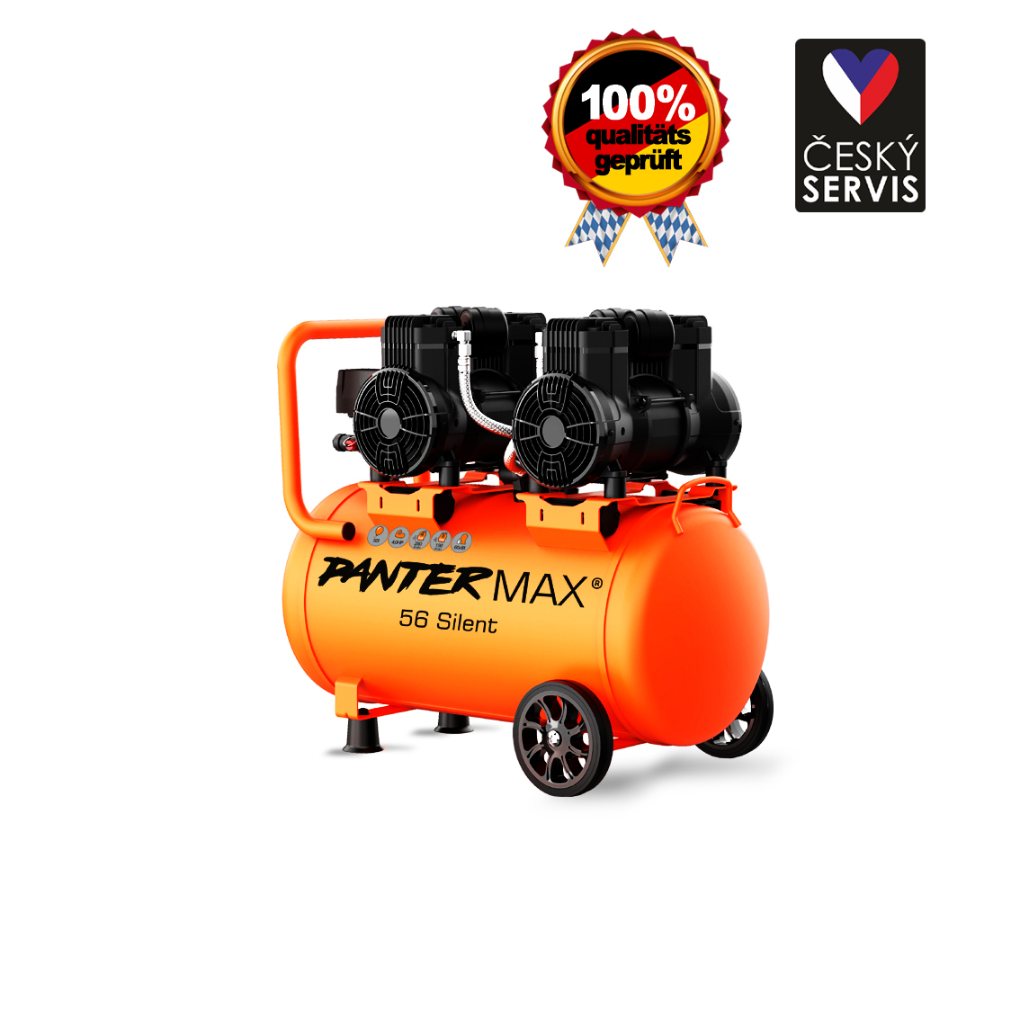 Levně PANTERMAX Super tichý bezolejový kompresor AirFlow 56 SILENT PMAF56SI