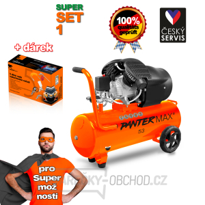 Olejový kompresor PANTERMAX®AirFlow® 53 SET1