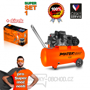Olejový kompresor PANTERMAX®AirFlow® 100 SET1 