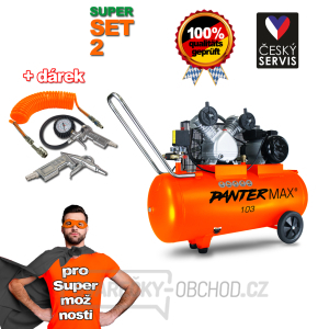 Olejový kompresor PANTERMAX®AirFlow® 103 SET2