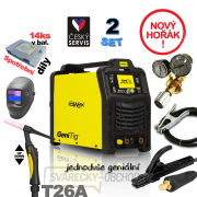 Invertor KOWAX GeniTig® 220AC/DC LCD SET 2 + Hořák + Kukla + Vemtoů + Kabely  Náhled