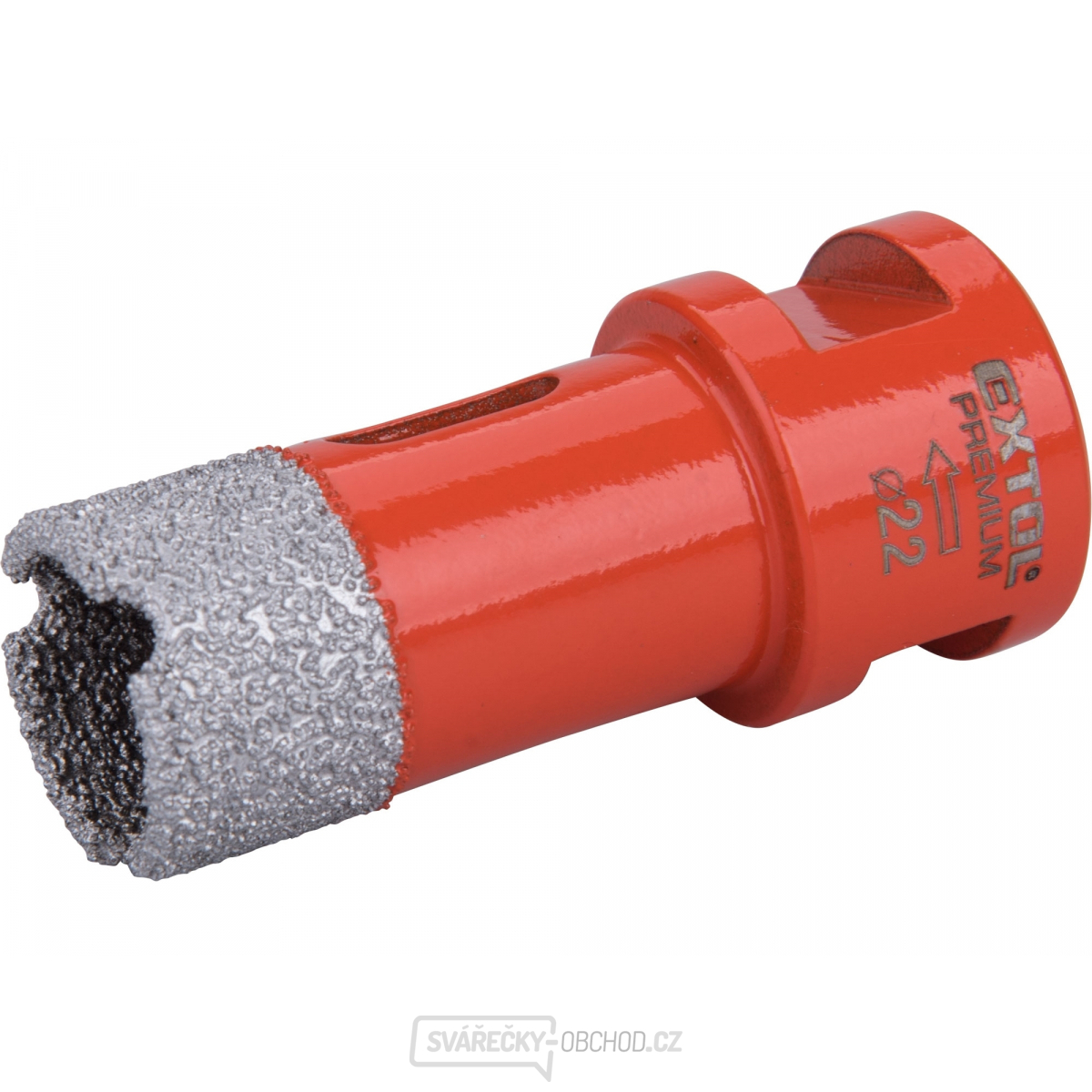 Korunka vykružovací diamantová EXTOL PREMIUM, O 22mm, závit M14 Korunka vykružovací diamantová EXTOL PREMIUM, O 22mm, závit M14 gallery main image