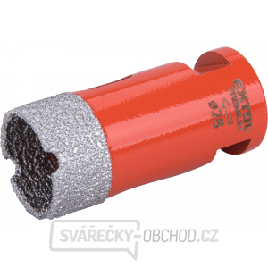 Korunka vykružovací diamantová EXTOL PREMIUM, O 28mm, závit M14 Korunka vykružovací diamantová EXTOL PREMIUM, O 28mm, závit M14 gallery main image
