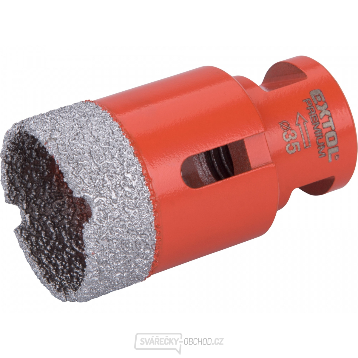 Korunka vykružovací diamantová EXTOL PREMIUM, O 35mm, závit M14