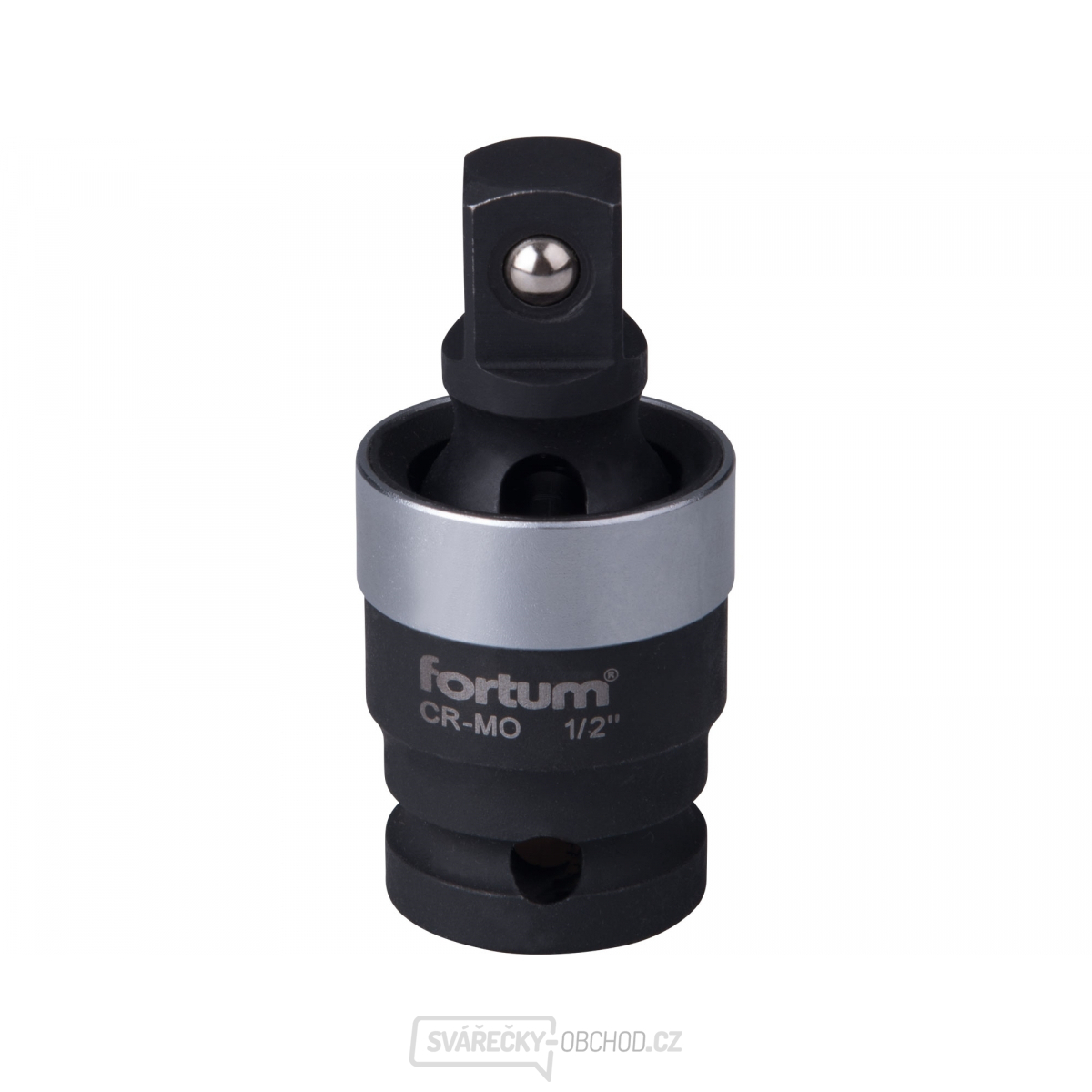 Nástavec rázový kloubový Fortum, z vnitřního 1/2" na vnější 1/2" čtyřhran, CrMo