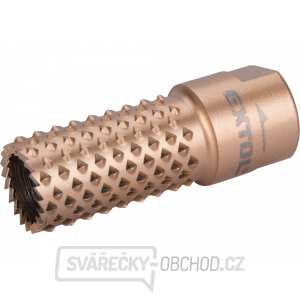 Rašple rotační-válcová s čelními zuby EXTOL, O20mm, závit M14 Rašple rotační-válcová s čelními zuby EXTOL, O20mm, závit M14 gallery main image