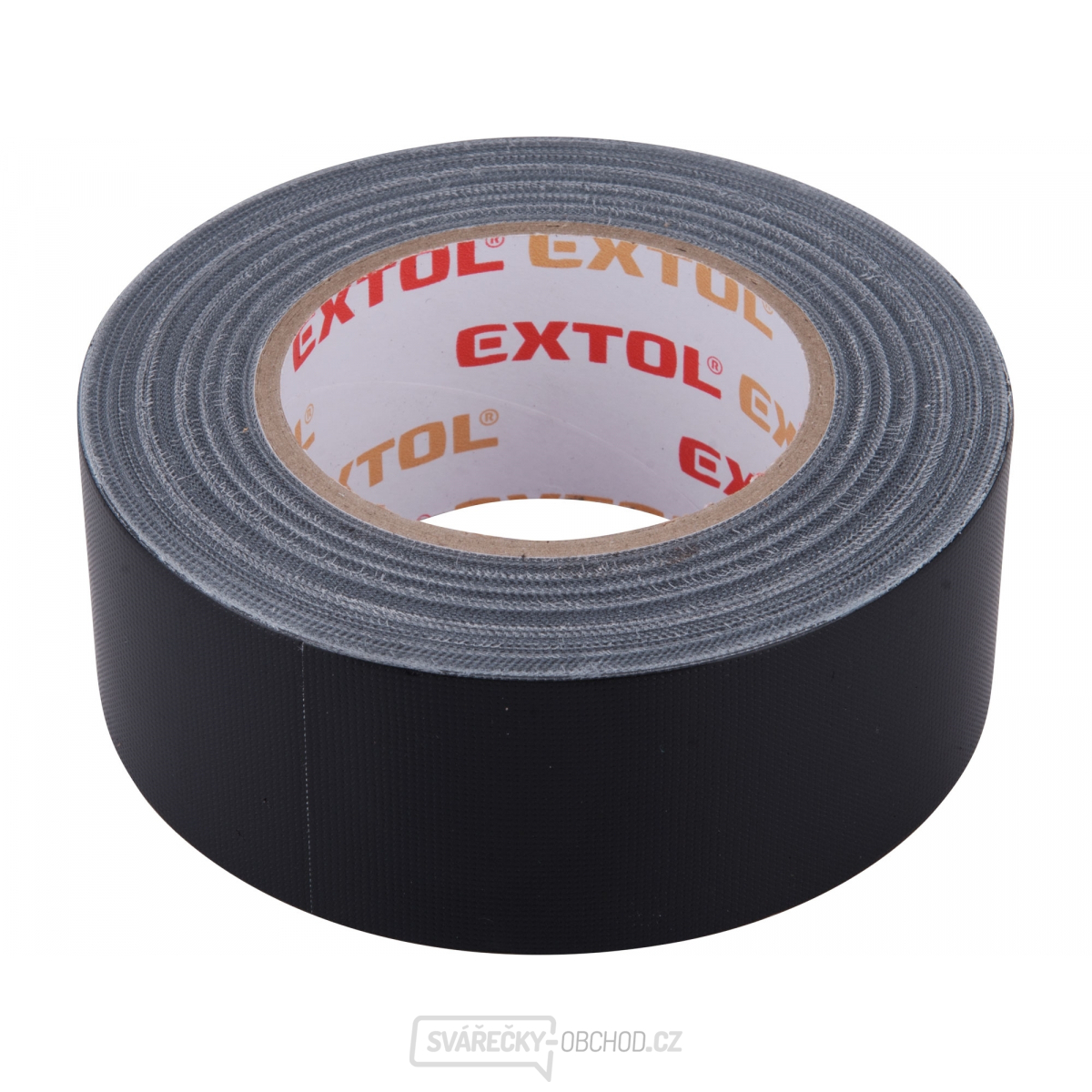 Páska lepicí textilní/univerzální EXTOL, 50mm x 50m tl.0,18mm, černá Páska lepicí textilní/univerzální EXTOL, 50mm x 50m tl.0,18mm, černá gallery main image