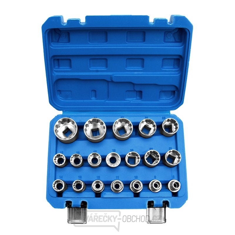 Sada multiprofilových nástrčných hlavic Genborx VT13777