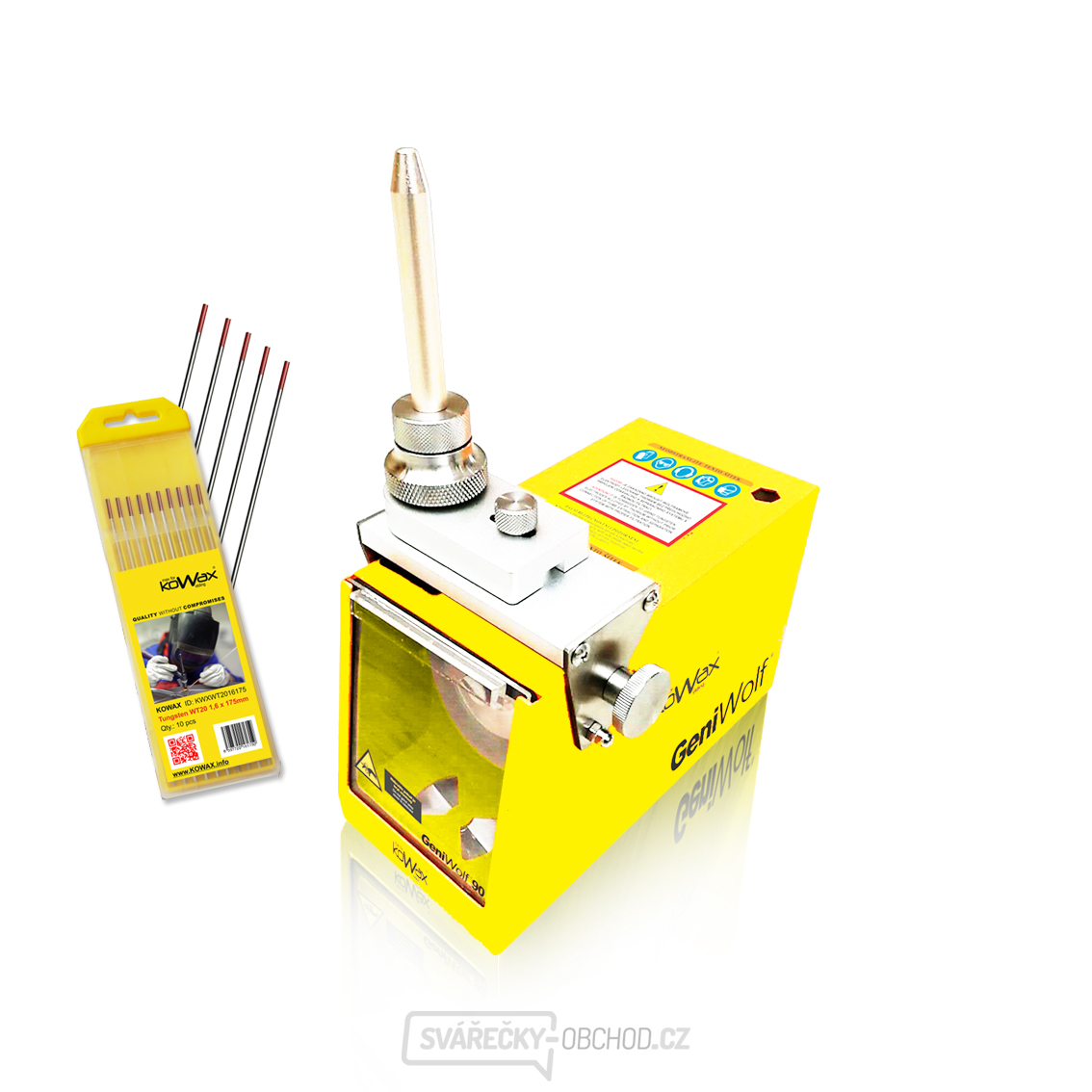 KOWAX GeniWolf®90 Bruska wolframových elektrod SET 2