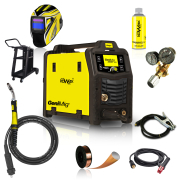 KOWAX GeniMig®240DP LCD + Hořák + Kukla + Ventil + Podvozek + plná Mix Láhev 20l + Sprej + 5kg Drát + Kabely  Náhled
