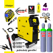 KOWAX GeniMig®350DP LCD5 SET 4 + Co2 Láhev + Argon Láhev + Ventil + Sprej + Hořák + Kabely Náhled