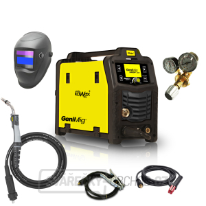 KOWAX GeniMig®240DP LCD + Hořák + Kukla + Ventil + Kabely gallery main image