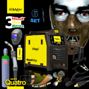 KOWAX GeniMig®240DP LCD SET + Hořák + Kukla + Ventil + Podvozek + Argon Láhev + Sprej + 5kg Drát + Kabely Náhled