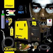 KOWAX GeniMig®240DP LCD SET + Hořák + Kukla + Ventil + Podvozek + plná Argon Láhev + Sprej + 5kg Drát + Kabely Náhled