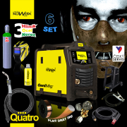 KOWAX GeniMig®240DP LCD SET + Hořák + Kukla + Ventil + Podvozek + plná Argon Láhev + Sprej + 5kg Drát + Kabely Náhled