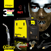 KOWAX GeniMig®240DP LCD SET 1Qb + Hořák + Ventil + Držák elektrod + Zem. Kábel Náhled
