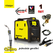 KOWAX GeniMig®240DP LCD SET 1Qb + Hořák + Ventil + Držák elektrod + Zem. Kábel Náhled