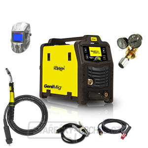KOWAX GeniMig®240DP LCD + Hořák + Kukla + Ventil + Kabely gallery main image