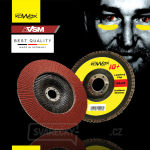 Lamelový keramický kotouč KOWAX IQ+ 2v1 150mm ZR40 Lamelový keramický kotouč KOWAX IQ+ 2v1 150mm ZR40 gallery main image