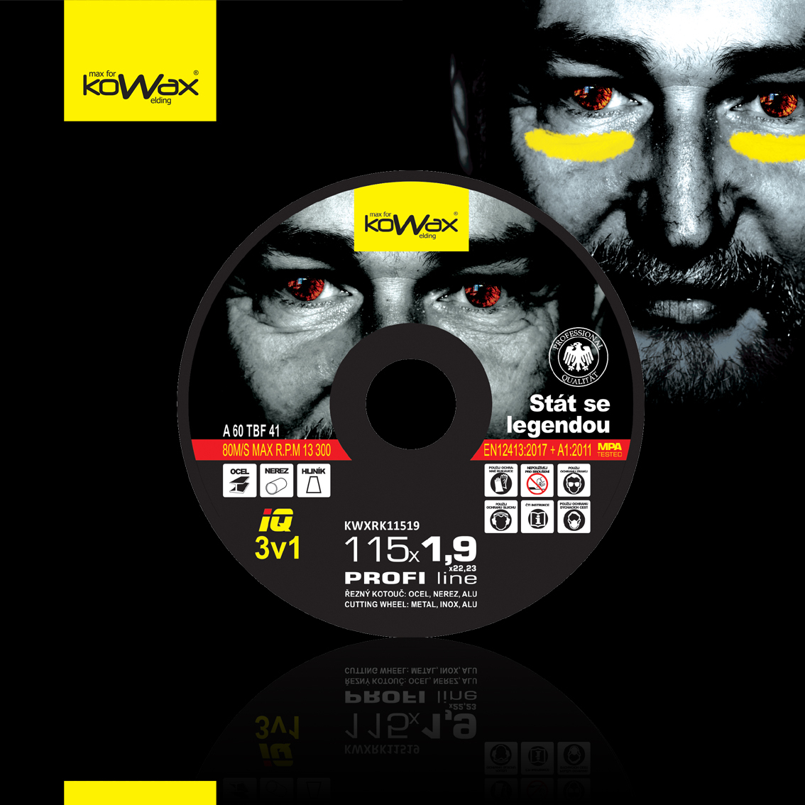 Řezný kotouč KOWAX IQ 3v1 115x1,9 KWXRK11519