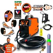 PANTERMAX MIG210FALCO 2 invertorová svářečka MIG/MMA + Kukla + Kabely 2m + Hořák + Podvozek + Red. Ventil + plná Co2 láh PANTERMAX MIG210FALCO 2 invertorová svářečka MIG/MMA + Kukla + Kabely 2m + Hořák + Podvozek + Red. Ventil + plná Co2 láh gallery main image