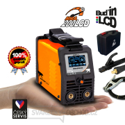 PANTERMAX MMA200LCD invertorová svářečka MMA/TIG + Kabely 2m + Plastový Kufr  PANTERMAX MMA200LCD invertorová svářečka MMA/TIG + Kabely 2m + Plastový Kufr  gallery main image