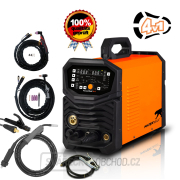 PANTERMAX PanterWeld®4v1 200 MULTIFUNKČNÍ invertorová svářečka MIG/TIG/MMA/PLAZMA + Kabely + Hořáky + Elektroda + Red. V PANTERMAX PanterWeld®4v1 200 MULTIFUNKČNÍ invertorová svářečka MIG/TIG/MMA/PLAZMA + Kabely + Hořáky + Elektroda + Red. V gallery main image