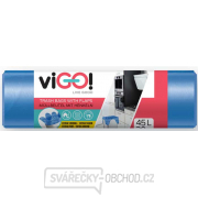 Pytle do odpadkových košů s uchy viGO! HD 45l/20 ks - modré Pytle do odpadkových košů s uchy viGO! HD 45l/20 ks - modré gallery main image