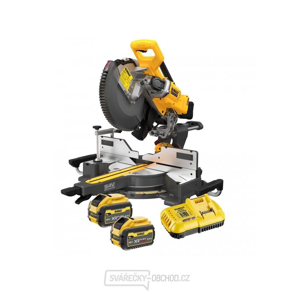 Aku Pokosová pila DeWALT 54V FLEX VOLT 2X 9AH + Baterie a nabíječka
