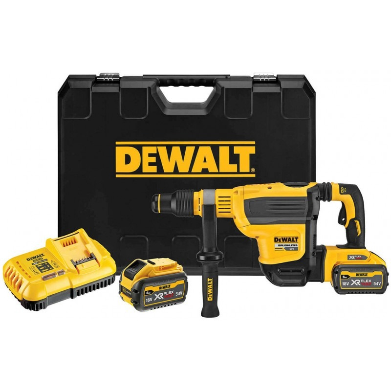 Aku Kombinované kladivo DeWalt DCH735X2 SDS Max 48 mm FLEXVOLT 54V