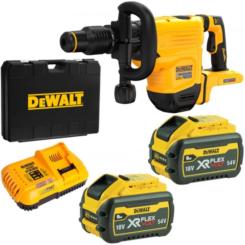 Aku sekací kladivo DeWALT DCH832X2 SDS-Max, XR FlexVolt 54V, 10,5J, Tstak