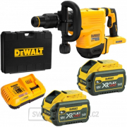 Aku sekací kladivo DeWALT DCH832X2 SDS-Max, XR FlexVolt 54V, 10,5J, Tstak Aku sekací kladivo DeWALT DCH832X2 SDS-Max, XR FlexVolt 54V, 10,5J, Tstak gallery main image