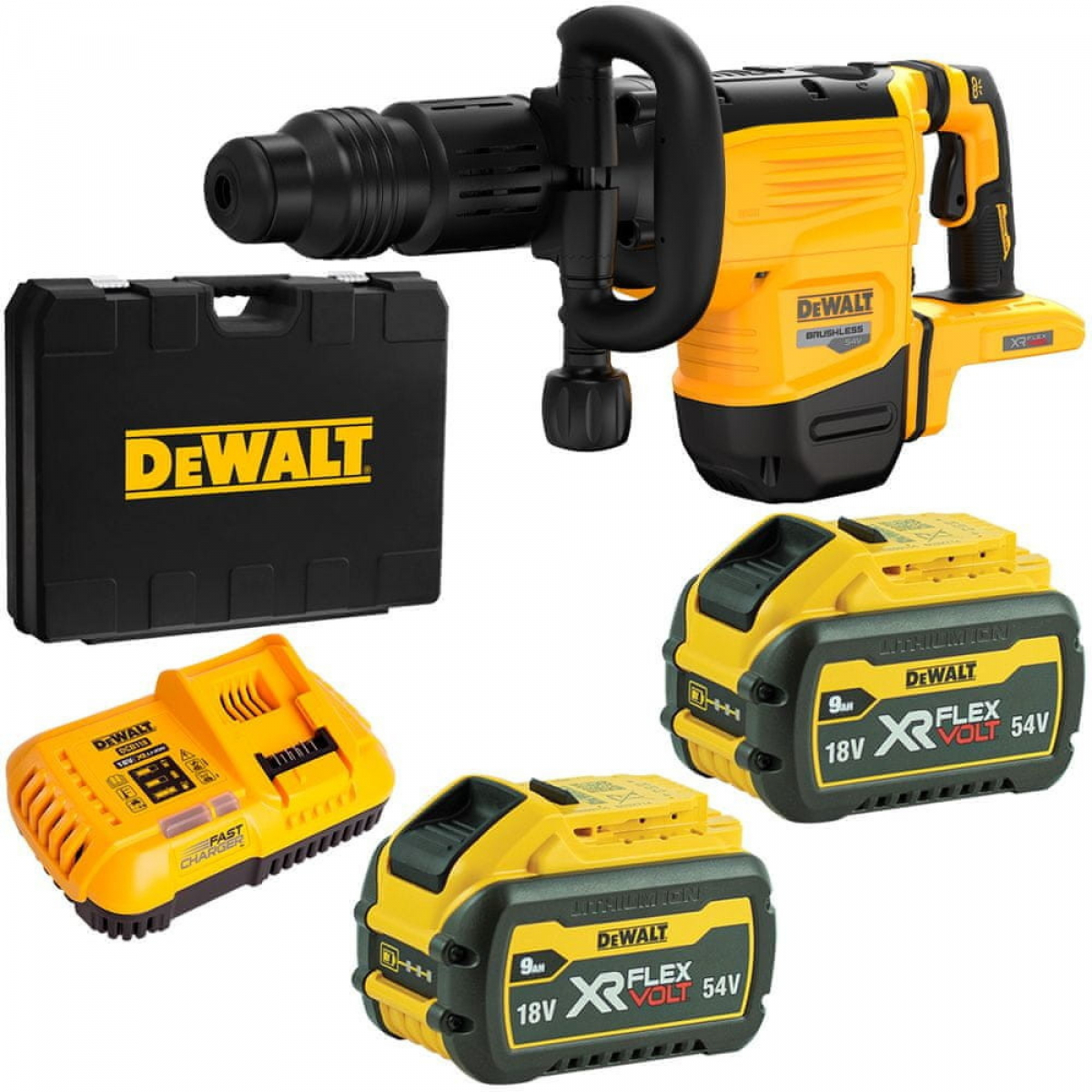 Bourací kladivo DeWALT DCH892X2 SDS Max 9 kg FLEXVOLT 54V