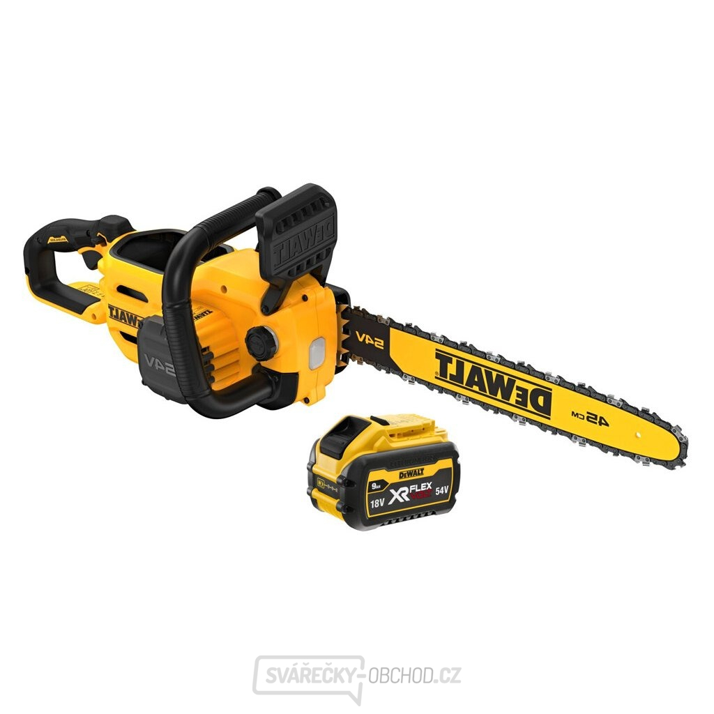 Aku řetězová pila DeWALT DCMCS574X1 (1x9Ah) FlexVolt 54V s lištou 45 cm Aku řetězová pila DeWALT DCMCS574X1 (1x9Ah) FlexVolt 54V s lištou 45 cm gallery main image