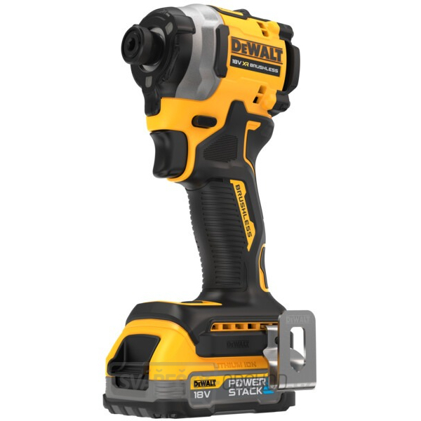 Aku bezuhlíkový rázový utahovák DeWALT DCF850E2T 18V