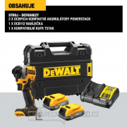 Aku bezuhlíkový rázový utahovák DeWALT DCF850E2T 18V Náhled