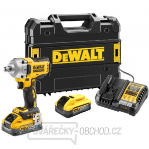 Aku bezuhlíkový rázový utahovák DeWALT DCF891H2T POWERSTACK 18V Aku bezuhlíkový rázový utahovák DeWALT DCF891H2T POWERSTACK 18V gallery main image
