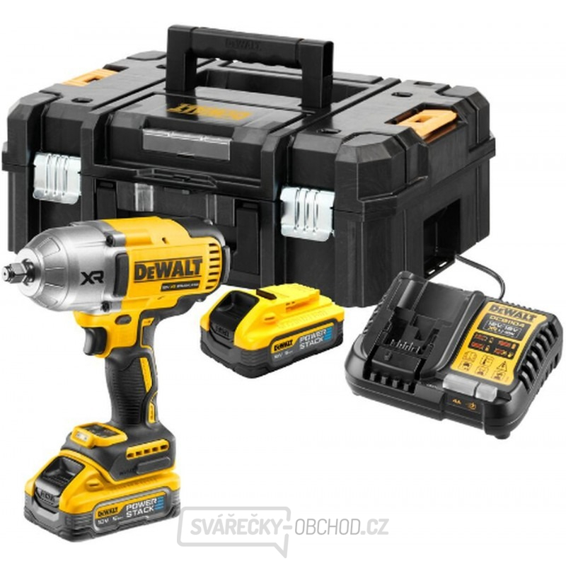 Aku bezuhlíkový rázový utahovák DeWALT DCF900H2T POWERSTACK 18V 1/2"