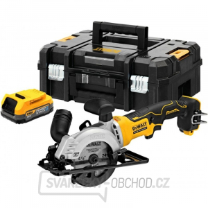 Aku bezuhlíková kotoučová pila DeWALT DCS571E1T POWERSTACK 18V